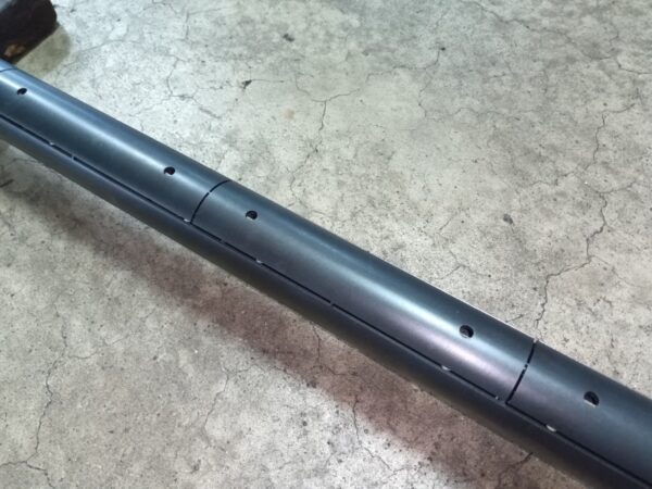 丸パイプからの半割プレートの切り出し | パイプ切断・穴あけ 3次元レーザー加工センター.com